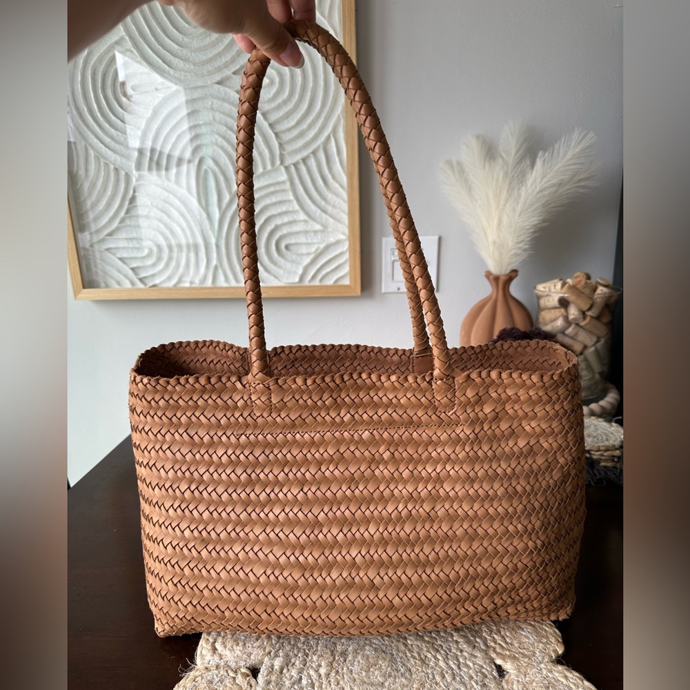 Madewell Handwoven Leather Tote